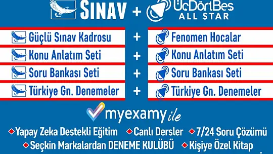 Sınav Kurs'tan eğitime ALLSTAR kadrosu