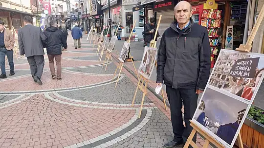 Kırmızı Caddede ibretlik sergi