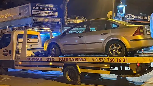 Trafik kontrolünde neler yaşandı!