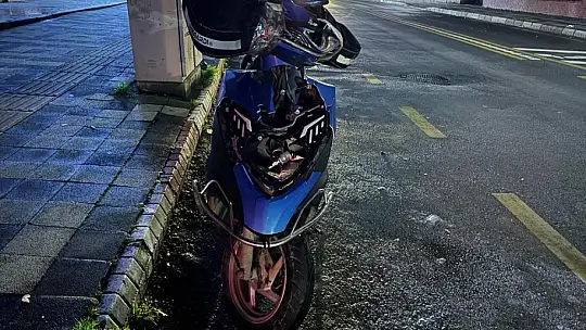 İki Motosiklet Çarpıştı