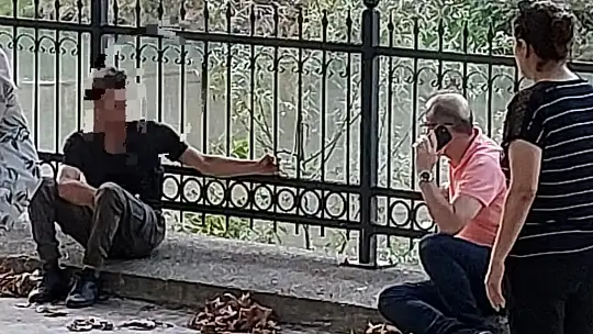 Irmak kenarında korku dolu anlar