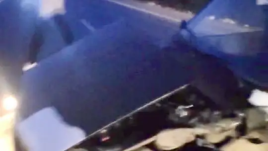 Kaza oldu, trafik durdu