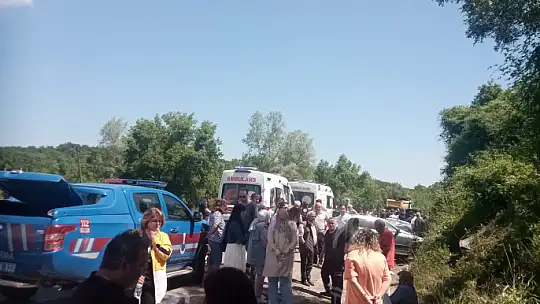 Bartın Çaycuma yolunda feci kaza!!!