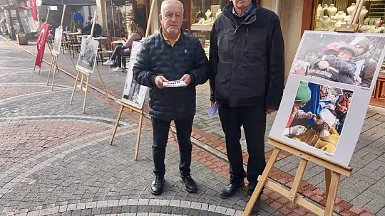 Kırmızı Caddede ibretlik sergi