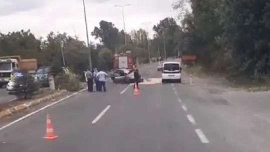 Çaycuma Bartın yolunda feci kaza