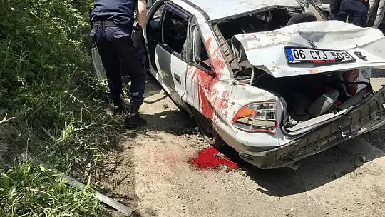 Bartın Çaycuma yolunda feci kaza!!!