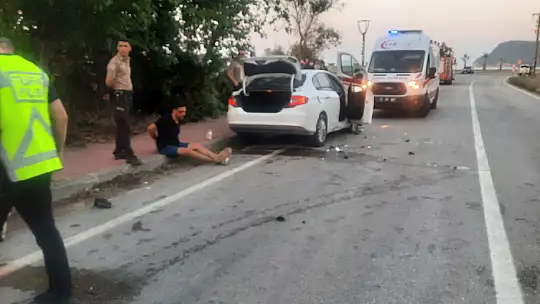 Araçtan pompalı ile ateş açtı