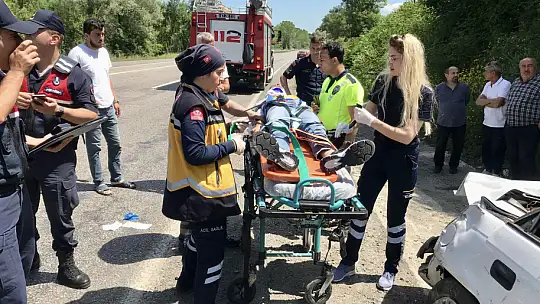 Bartın Çaycuma yolunda feci kaza!!!