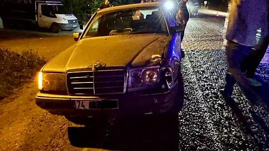 Bisikletli çocuğa araba çarptı