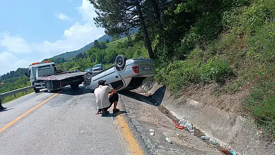 Ahmetusta rampasında kaza