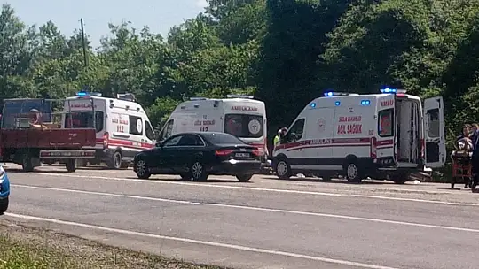Bartın Çaycuma yolunda feci kaza!!!
