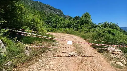 O bölgelere giriş yasaklandı