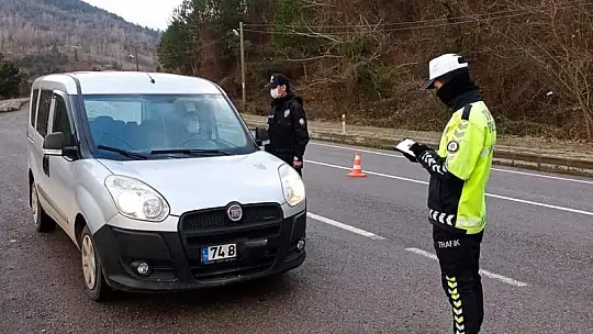 170 kişi yakalandı, 61 araç trafikten men