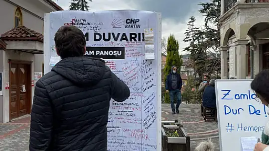 Zamlara panolu tepki