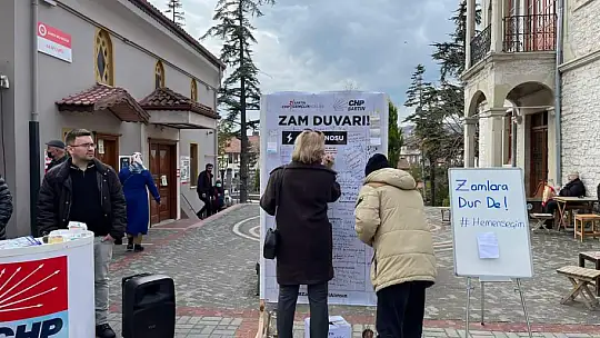Zamlara panolu tepki