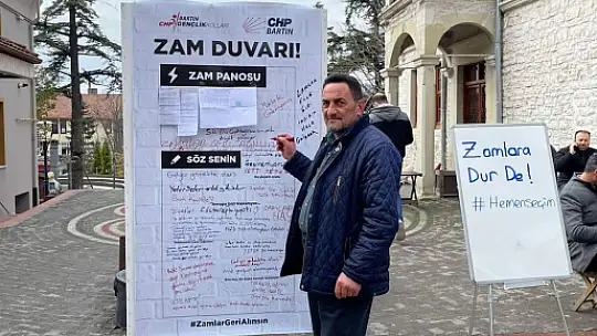 Zamlara panolu tepki