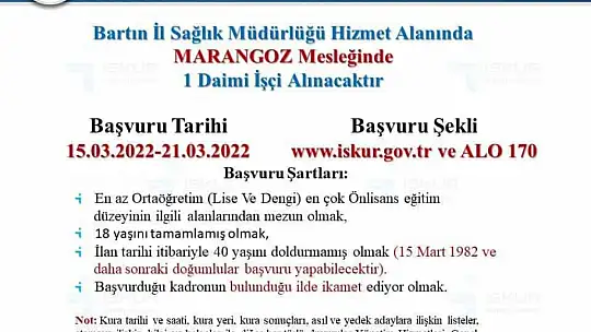 Sağlık Bakanlığı 40 kişi alacak