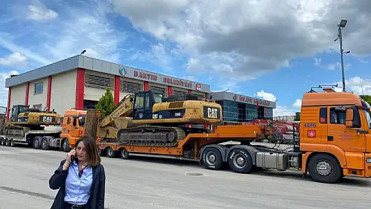 İş makineleri polemik konusu oldu