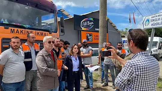 İş makineleri polemik konusu oldu