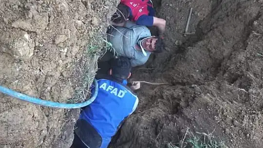 Toprak altında kaldı
