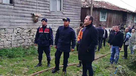 Yaşlı kadının evinde yangın çıktı