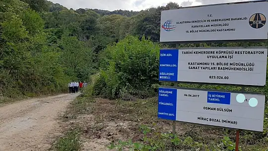 Tarihi Kemerdere köprüsü Restore Edildi