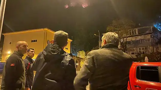İnkumu'nda yangın çıktı