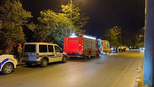 Kontrolde çıkan otomobil ırmağa uçtu