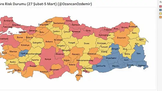 Bartın'da vaka sayısı patladı