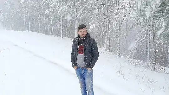 O yolda kar sürprizi yaşandı