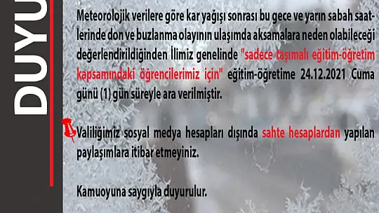 Binlerce öğrenci bu haberi bekledi