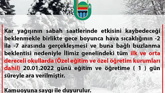 Beklenen tatil kararı geldi