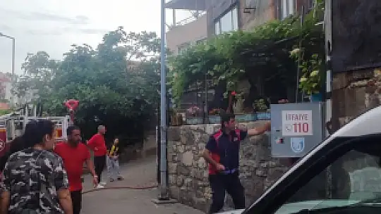 Amasra'da yangın