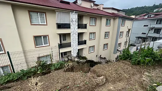 İstinat duvarı böyle çöktü