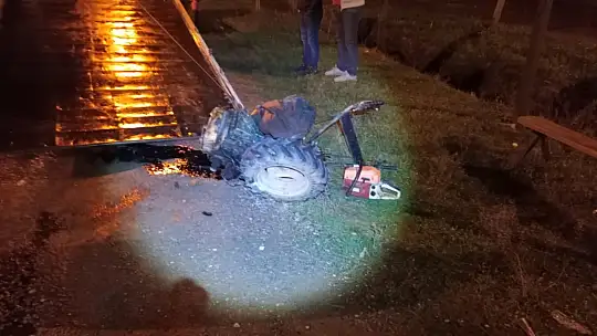 Feci kaza, patpat paramparça oldu
