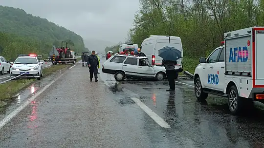 Bartın Çaycuma yolunda ölümlü kaza