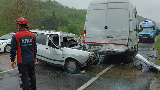 Bartın Çaycuma yolunda ölümlü kaza