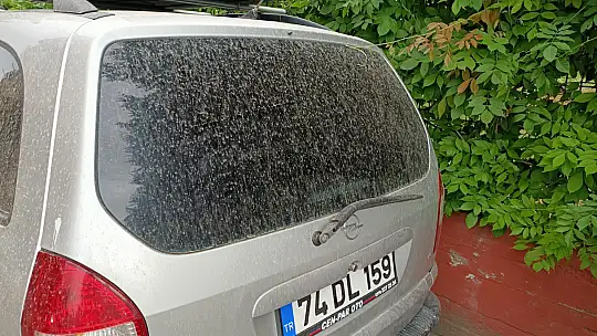 Gökten adeta Çamur yağdı