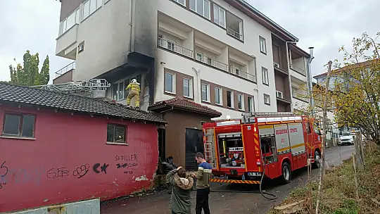 Huzurevinden dumanlar yükseldi