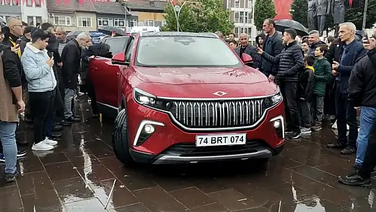Yerli otomobil TOGG'a Bartın'da yoğun ilgi