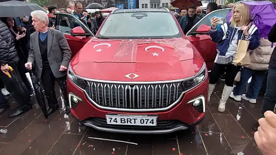 Yerli otomobil TOGG'a Bartın'da yoğun ilgi