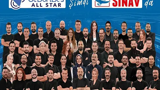 Sınav Kurs'tan eğitime ALLSTAR kadrosu