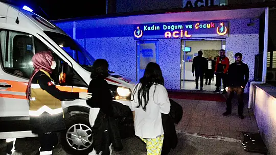 Öğrenciler hastaneye kaldırıldı