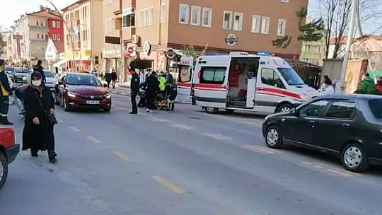 Yere savrulan sürücü yaralandı