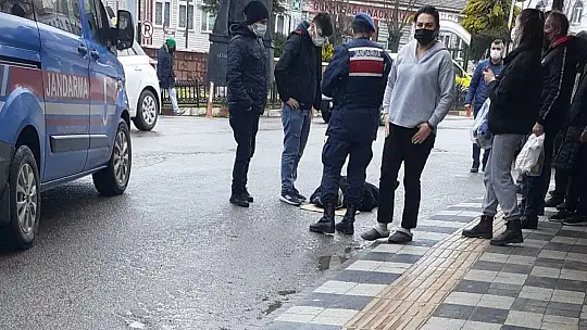 Orduyerinde kaza, araba çarptı