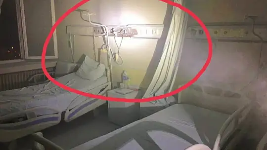 Hasta odasında yangın paniği