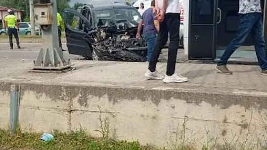 Terminal yolunda kaza