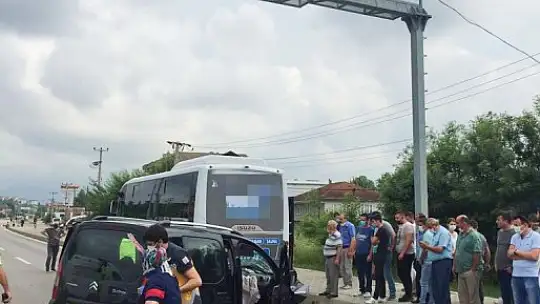Terminal yolunda kaza