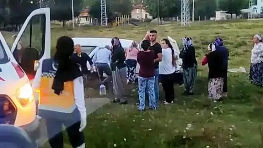 Ani manevra yapınca yoldan çıktı