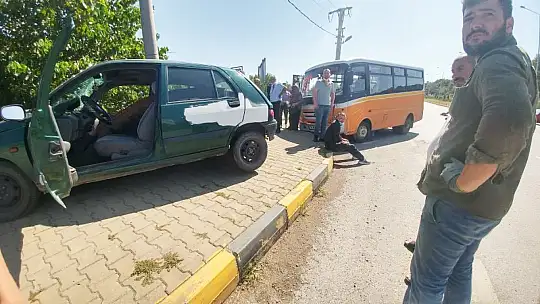 Çaydüzü kavşağında kaza
